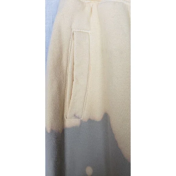 La Detresse Acid Wash Distressed Sweatpants M Colorful‎ Two Tone Artsy Grafitti - Picture 4 of 7